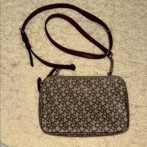 DNKY Brown/Beige Crossbody Bag